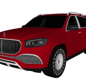 超精细汽车模型 奔驰 GLS Maybach